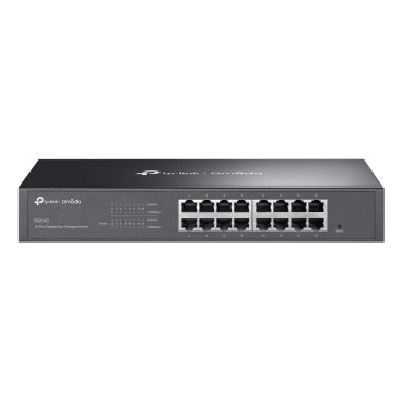 TP-Link Omada ES216G commutateur réseau Géré L2 Gigabit Ethernet (10 100 1000) Noir