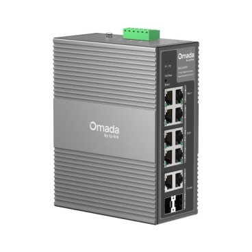 TP-Link Omada IES210GPP commutateur réseau Géré Gigabit Ethernet (10 100 1000) Connexion Ethernet, supportant l'alimentation