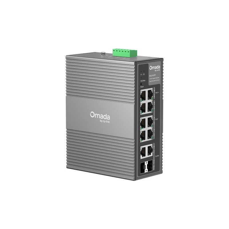 TP-Link Omada IES210GPP commutateur réseau Géré Gigabit Ethernet (10 100 1000) Connexion Ethernet, supportant l'alimentation