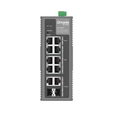 TP-Link Omada IES210GPP commutateur réseau Géré Gigabit Ethernet (10 100 1000) Connexion Ethernet, supportant l'alimentation