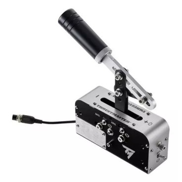 Thrustmaster TSS Handbrake Noir, Argent USB Frein à main Analogique Numérique PC, PlayStation 4, PlayStation 5, Xbox One, Xbox