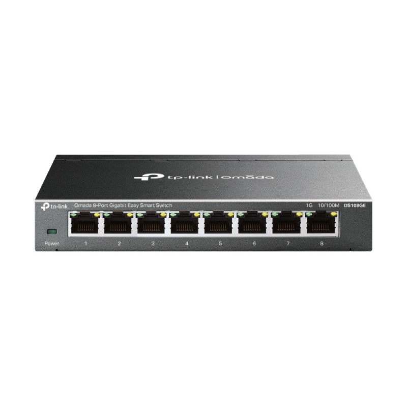 TP-Link Omada DS108GE commutateur réseau Non-géré Gigabit Ethernet (10 100 1000) Noir
