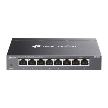 TP-Link Omada DS108G commutateur réseau Non-géré Gigabit Ethernet (10 100 1000) Noir