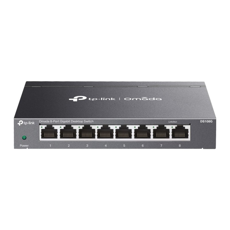 TP-Link Omada DS108G commutateur réseau Non-géré Gigabit Ethernet (10 100 1000) Noir
