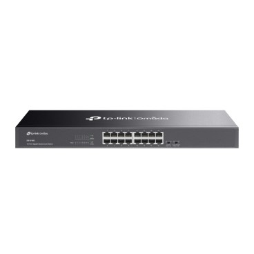 TP-Link Omada DS1016G commutateur réseau Non-géré Gigabit Ethernet (10 100 1000) 1U Noir