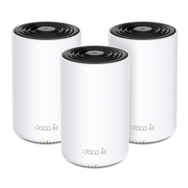 TP-Link Deco XE75 Pro (3-pack) Tri-bande (2,4 GHz   5 GHz   6 GHz) Wi-Fi 6E (802.11ax) Blanc Interne