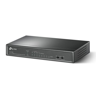 TP-Link TL-SF1008P Non-géré Fast Ethernet (10 100) Connexion Ethernet, supportant l'alimentation via ce port (PoE) Noir