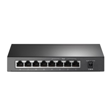 TP-Link TL-SF1008P Non-géré Fast Ethernet (10 100) Connexion Ethernet, supportant l'alimentation via ce port (PoE) Noir