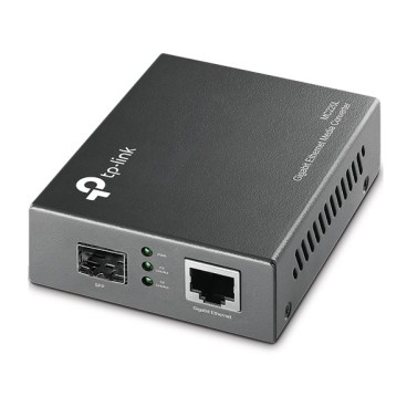 TP-Link Omada MC220L convertisseur de support réseau 1000 Mbit s Multimode, Monomode Noir