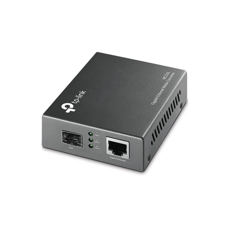 TP-Link Omada MC220L convertisseur de support réseau 1000 Mbit s Multimode, Monomode Noir