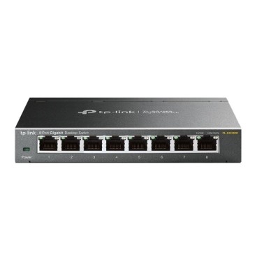 TP-Link Omada TL-SG108S commutateur réseau Non-géré Gigabit Ethernet (10 100 1000) Noir