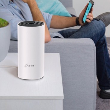 TP-Link Deco E4 (1-pack) Bi-bande (2,4 GHz   5 GHz) Wi-Fi 5 (802.11ac) Blanc, Gris Interne