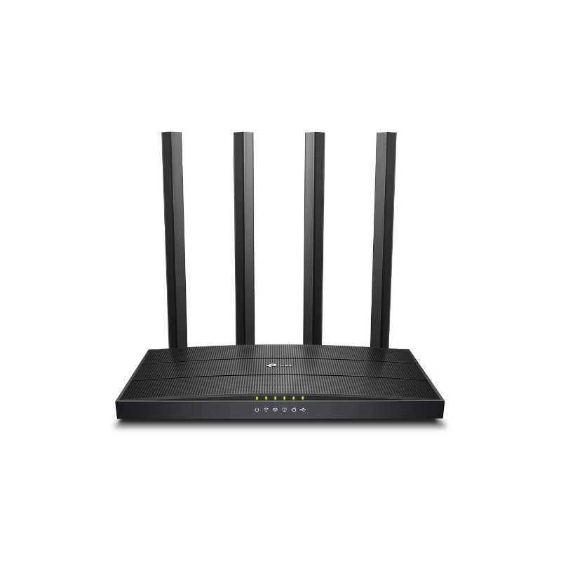 TP-Link Archer C6U routeur sans fil Gigabit Ethernet Bi-bande (2,4 GHz   5 GHz) Noir