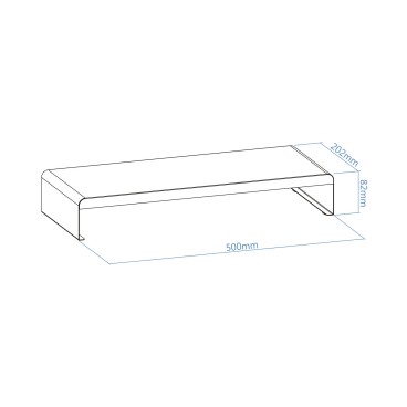 TooQ TQMR0121 support d'écran plat pour bureau Noir