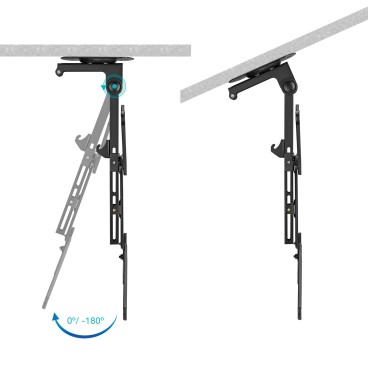 TooQ LPCE1123TSLI-B support pour téléviseur 139,7 cm (55") Noir
