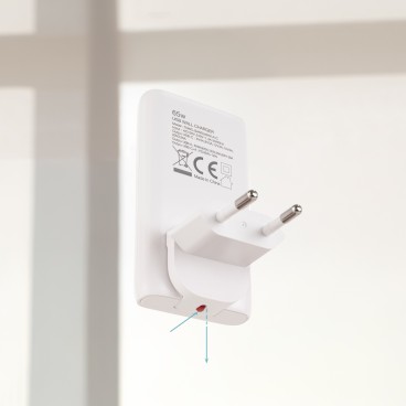 TooQ TQWC-GANSL65W1A1C chargeur d'appareils mobiles Universel Blanc Secteur Charge rapide Intérieure