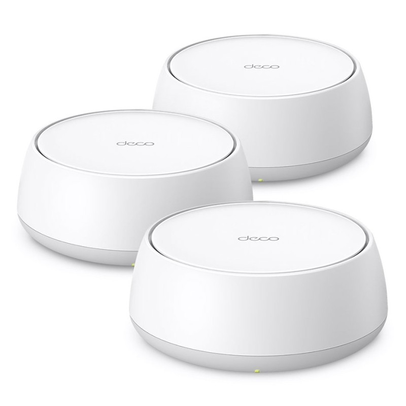 TP-Link DECO BE25(3-PACK) système Wi-Fi maillé Bi-bande (2,4 GHz   5 GHz) Wi-Fi 7 (802.11be) Blanc 2 Interne