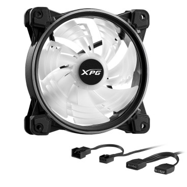 XPG HURRICANE 120 ARGB PWM Carte-mère Ventilateur 12 cm Noir 1 pièce(s)