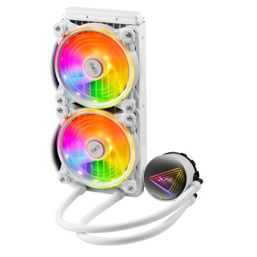 XPG LEVANTE X 240 Processeur Refroidisseur hybride 12 cm Blanc