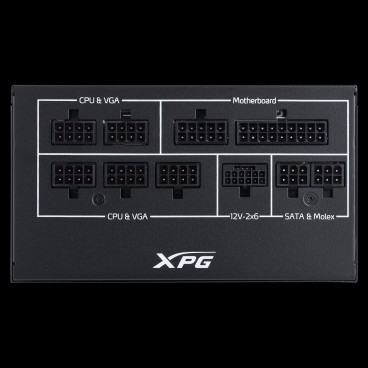 XPG COREREACTOR II VE 850W unité d'alimentation d'énergie 24-pin ATX ATX Noir