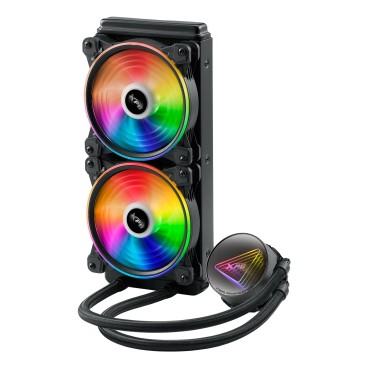XPG LEVANTEII240-BKCWW système de refroidissement d’ordinateur Processeur Refroidisseur de liquide tout-en-un 12 cm Noir 1