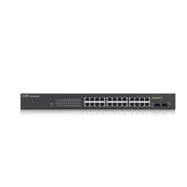 Zyxel GS1900-24HP Géré Gigabit Ethernet (10 100 1000) 1U Noir