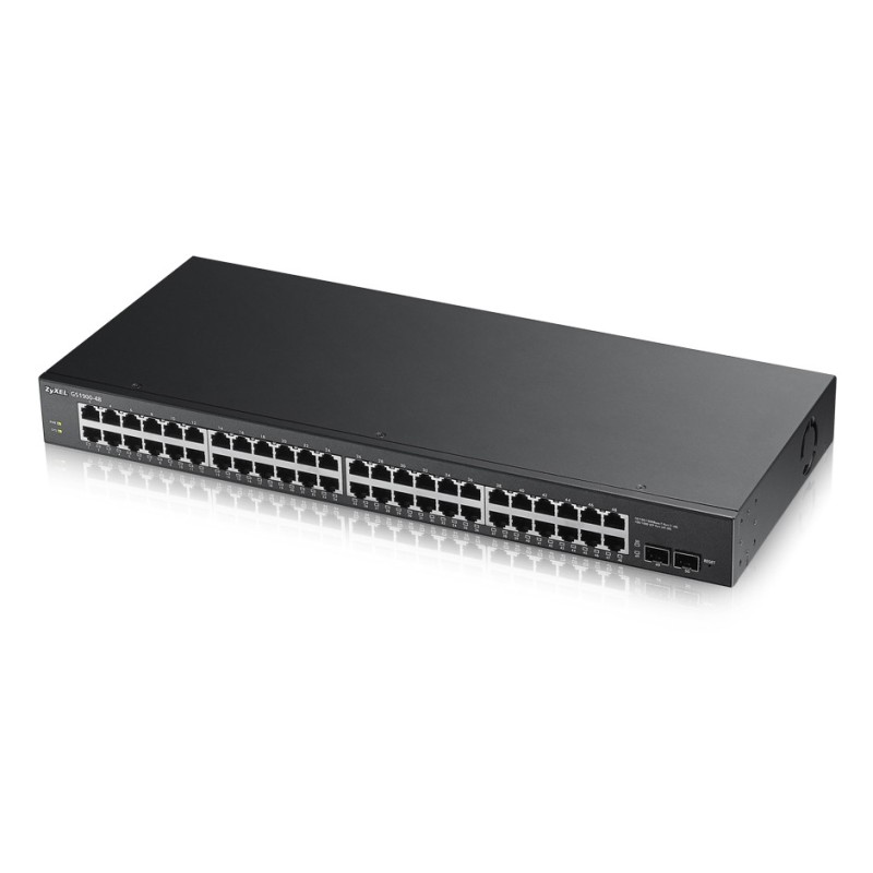 Zyxel GS1900-48-EU0102F commutateur réseau L2 Gigabit Ethernet (10 100 1000) Noir