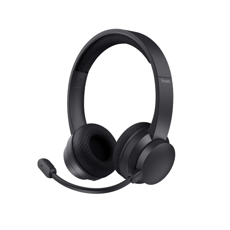 Trust Ayda Casque Avec fil &sans fil Arceau Appels Musique USB Type-C Bluetooth Noir