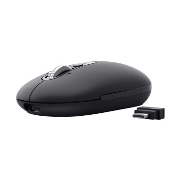 Trust Seron Slim Multi souris Bureau Ambidextre RF sans fil + Bluetooth Optique 3200 DPI