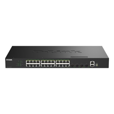 D-Link DGS-1530-28P E commutateur réseau Géré L2 Gigabit Ethernet (10 100 1000) Connexion Ethernet, supportant l'alimentation