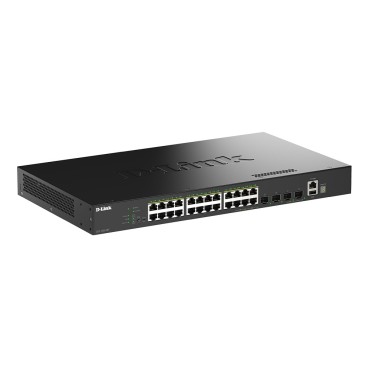 D-Link DGS-1530-28P E commutateur réseau Géré L2 Gigabit Ethernet (10 100 1000) Connexion Ethernet, supportant l'alimentation