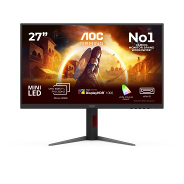 AOC G4 U27G4XM écran plat de PC 68,6 cm (27") 3840 x 2160 pixels 4K Ultra HD LED Noir, Rouge
