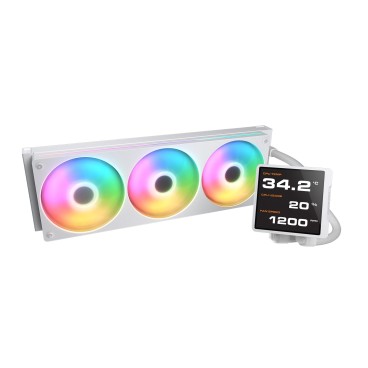 COUGAR CGR-PSDVPRGB-W-360 Processeur Refroidisseur de liquide tout-en-un 12 cm Blanc