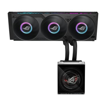 ASUS ROG Strix SLC IV 360 ARGB LCD Processeur Kit de refroidissement du liquide 12 cm Noir 1 pièce(s)