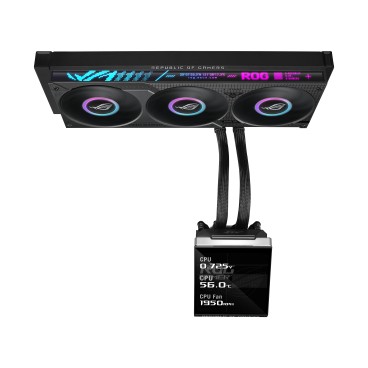 ASUS ROG Strix SLC IV 360 ARGB LCD Processeur Kit de refroidissement du liquide 12 cm Noir 1 pièce(s)