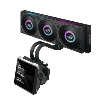 ASUS ROG Strix SLC IV 360 ARGB LCD Processeur Kit de refroidissement du liquide 12 cm Noir 1 pièce(s)
