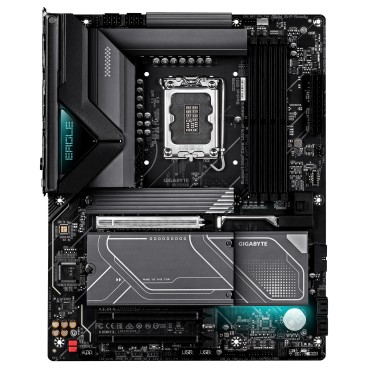 GIGABYTE Z890 EAGLE WIFI7 PLUS Carte Mère – Compatible avec les processeurs Intel Core Ultra (Série 2), VRM 14+1+2 phases,