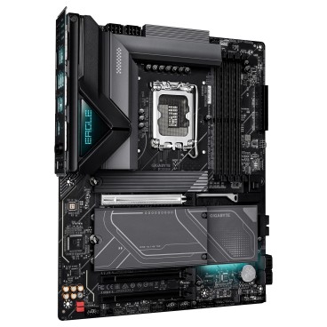 GIGABYTE Z890 EAGLE WIFI7 PLUS Carte Mère – Compatible avec les processeurs Intel Core Ultra (Série 2), VRM 14+1+2 phases,