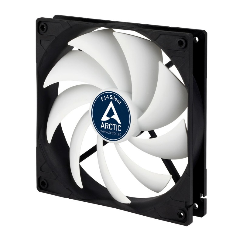 ARCTIC F14 Silent Boitier PC Ventilateur 14 cm Noir, Blanc
