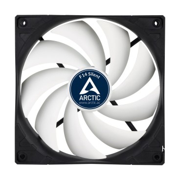 ARCTIC F14 Silent Boitier PC Ventilateur 14 cm Noir, Blanc