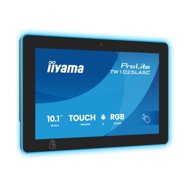 iiyama ProLite TW1025LASC-B3PNR écran plat de PC 25,6 cm (10.1") 1280 x 800 pixels WXGA LED Écran tactile Multi-utilisateur Noir