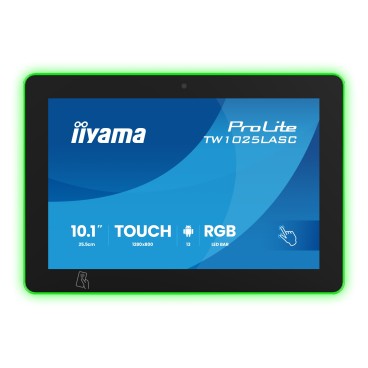 iiyama ProLite TW1025LASC-B3PNR écran plat de PC 25,6 cm (10.1") 1280 x 800 pixels WXGA LED Écran tactile Multi-utilisateur Noir