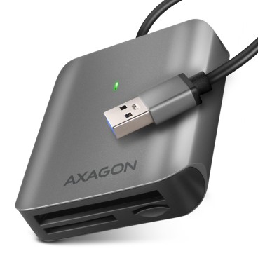 Axagon CRE-S3 External card reader USB-A 3.2 Gen 1 3-slot & lun SD microSD CF lecteur de carte mémoire USB 3.2 Gen 1 (3.1 Gen