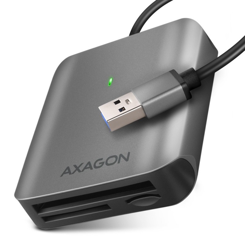 Axagon CRE-S3 External card reader USB-A 3.2 Gen 1 3-slot & lun SD microSD CF lecteur de carte mémoire USB 3.2 Gen 1 (3.1 Gen
