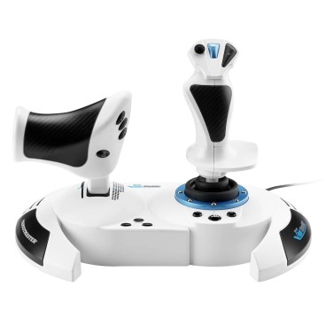 Thrustmaster T.Flight Hotas 5 Microsoft Flight Simulator Edition Blanc USB simulation de vol Numérique PC, PlayStation 5,