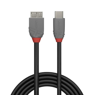 Lindy 36622 câble USB USB 3.2 Gen 1 (3.1 Gen 1) 2 m USB C Micro-USB B Noir
