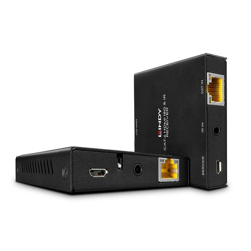 Lindy Extender HDMI 4K60 & IR Cat.6 50m avec PoC & Loop Out