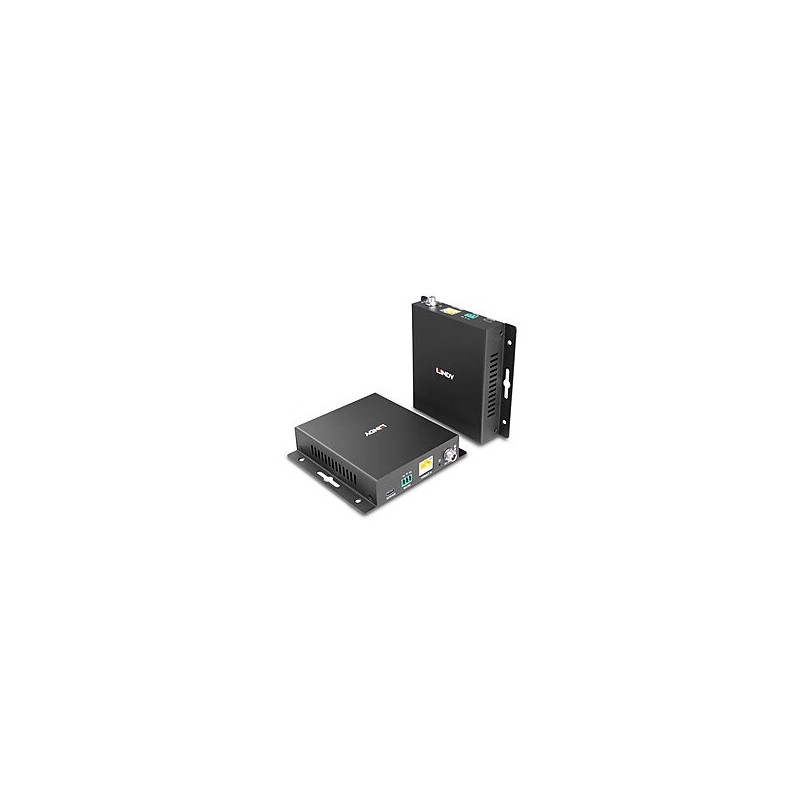 Lindy 39347 extension audio video Émetteur et récepteur AV Noir