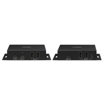 Lindy 39347 extension audio video Émetteur et récepteur AV Noir