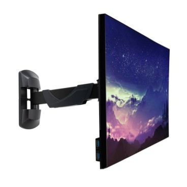Lindy 40713 support d'écran plat pour bureau 66 cm (26") Mur Noir